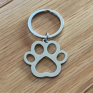10 for $30 Paw Print Keychain